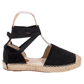 Seastar Espadrilles Noires Nouées