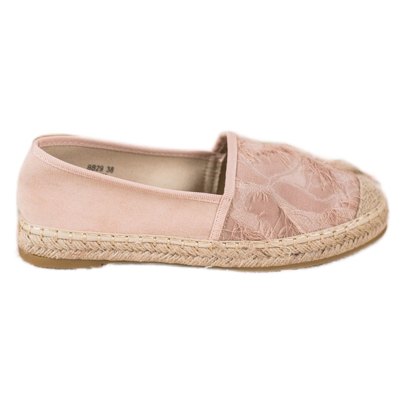 Seastar Espadrilles en daim rose Seastar Espadrilles en daim rose