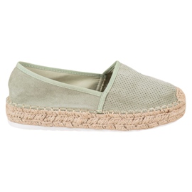 Seastar Espadrilles Ajourées En Daim vert