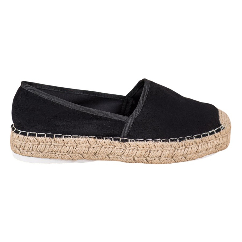 Seastar Espadrilles Ajourées En Daim le noir