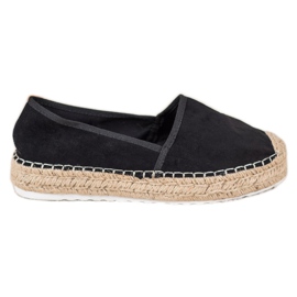 Seastar Espadrilles En Daim Noir