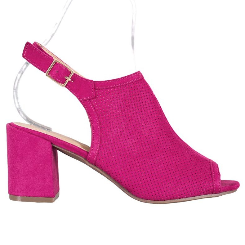 SHELOVET Sandales fermées classiques rose