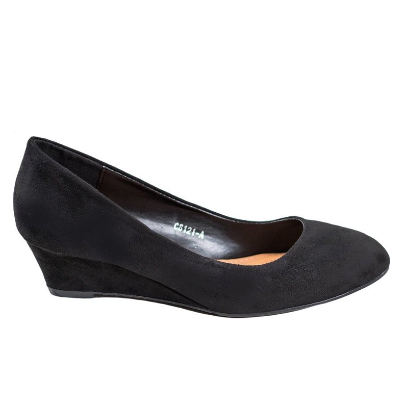 SHELOVET Escarpins compensés noirs le noir SHELOVET Escarpins compensés noirs le noir