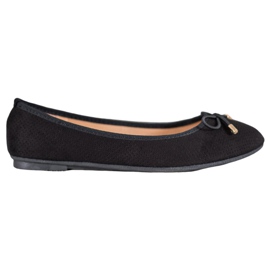 Clowse Ballerine Avec Noeud le noir