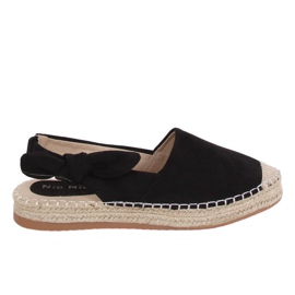 Espadrilles femme noires 3016 Noir le noir