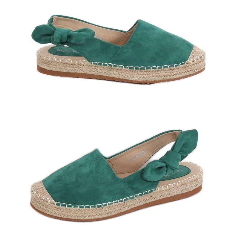 Espadrilles vertes pour femmes 3016 Vert