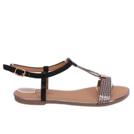 Sandales noires pour femmes WL014 Noir le noir