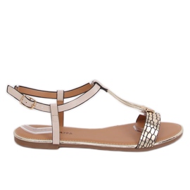 Sandales beiges pour femmes WL014 Beige