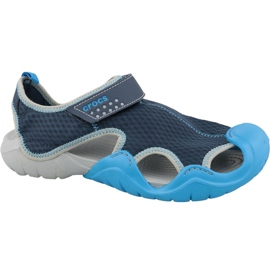 Sandales Crocs Swiftwater U 15041-49T bleu marin bleu