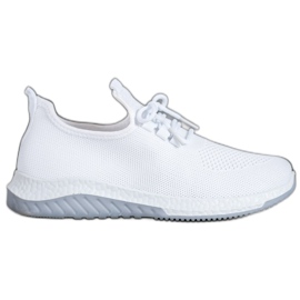 SHELOVET Chaussures de sport ajourées blanche