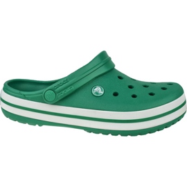 Chaussures Crocs Crocband 11016-3TL blanc vert
