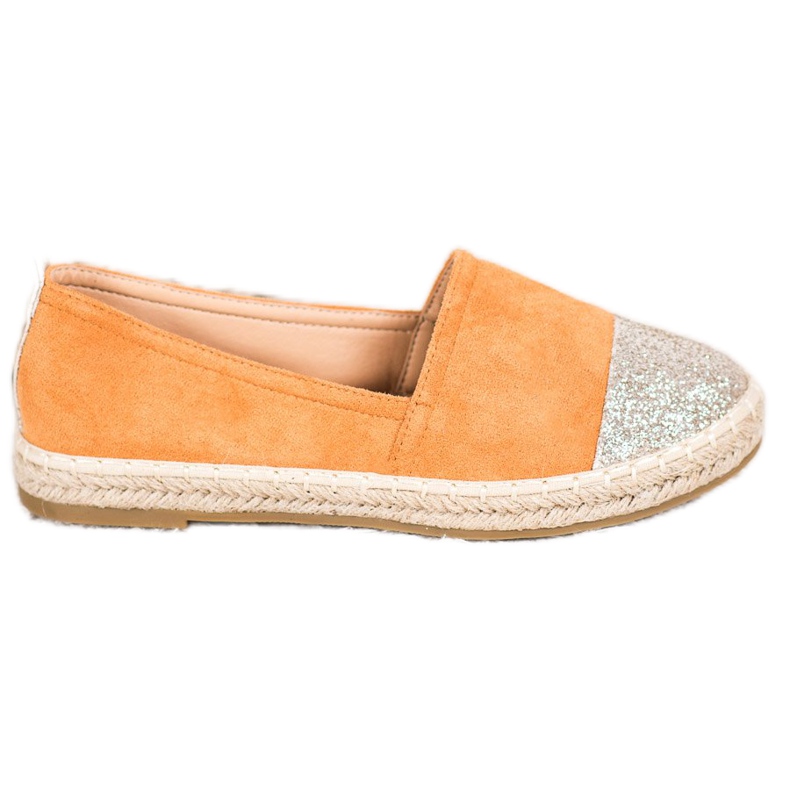 Seastar Espadrilles À Paillettes orange jaune
