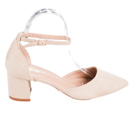 SHELOVET Escarpins classiques avec boucle brun