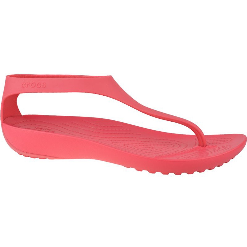 Sandales, tongs Crocs Serena Flip W 205468-611 rouge