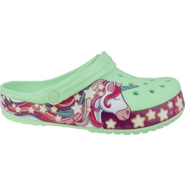 Crocs Fun Lab Sabots Bande Licorne 206270-3TI bleu