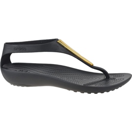 Sandales Crocs W Serena Flip 206420-751 noir