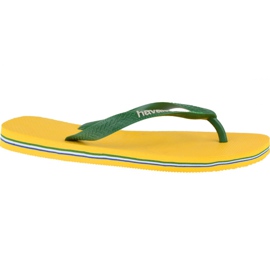Havaianas Brasil Logo M 4110850-1652 tongs vert jaune