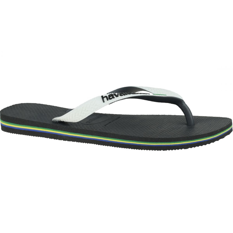 Havaianas Brasil Mix 4123206-0133 tongs blanche le noir