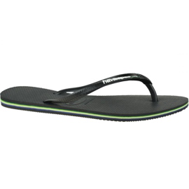 Havaianas Slim Brasil 4140713-0090 tongs noir