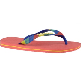 Havaianas Hav Top Verano Tongs Wmn 4144660-6024 bleu marin rose multicolore Havaianas Hav Top Verano Tongs Wmn 4144660-6024 bleu marin rose multicolore