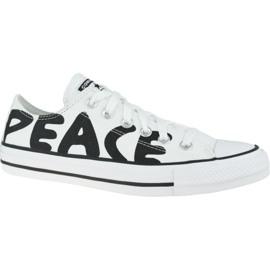 Chaussures Converse Chuck Taylor All Star Peace 167894C blanc
