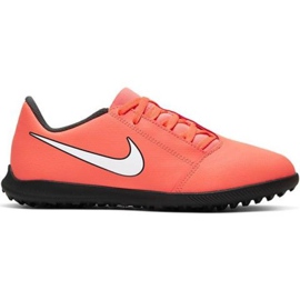 Chaussures Nike Phantom Venom Club Tf Jr AO0400 810 bleu marine oranges et rouges