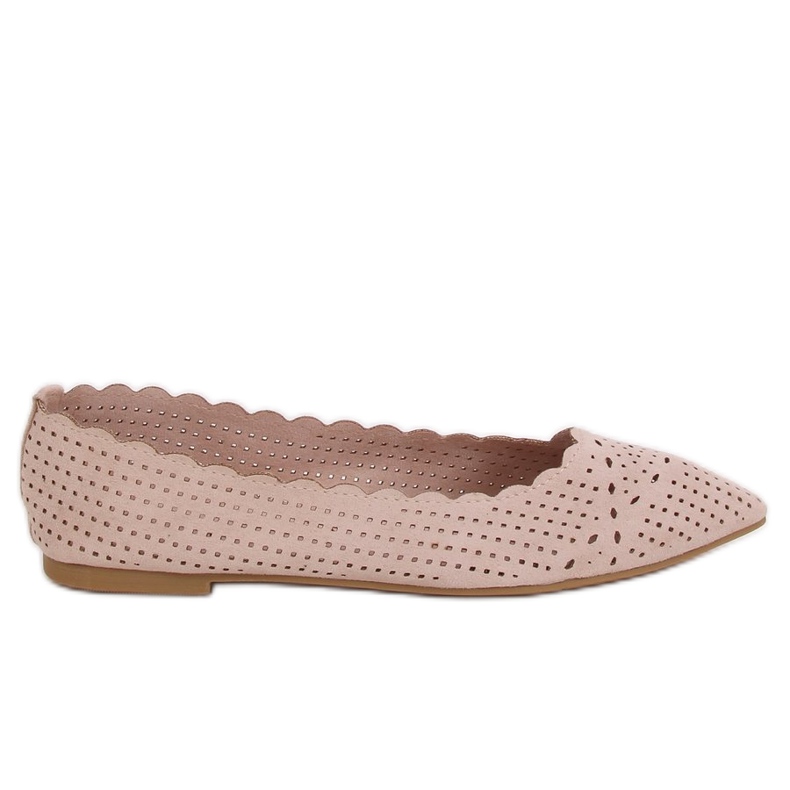 Ballerines ajourées beiges NK18P Beige
