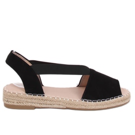 Espadrilles femme noires 0M815 Noir le noir