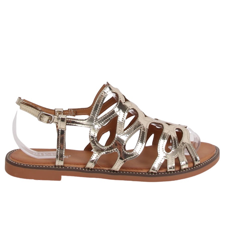 Sandales pour femmes dorées JY52 Or d'or Sandales pour femmes dorées JY52 Or d'or