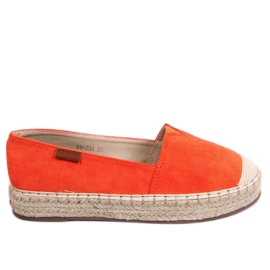 Espadrilles classiques orange 99-23A Orange