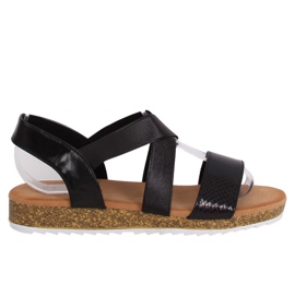 Sandales noires pour femmes AM042 Noir