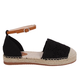 Espadrilles coupe noir 3035 Noir