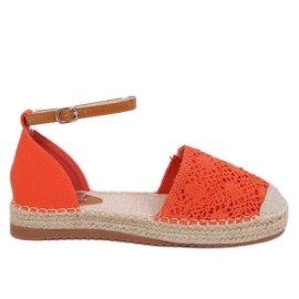 Espadrilles coupe orange 3035 Orange