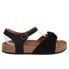Sandales noires pour femmes TL8-2 Noir