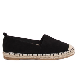 Espadrilles noires pour femmes L-1068 Noir