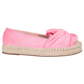 Seastar Espadrilles En Daim Sur La Plateforme rose