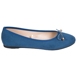 SHELOVET Ballerines décontractées bleu
