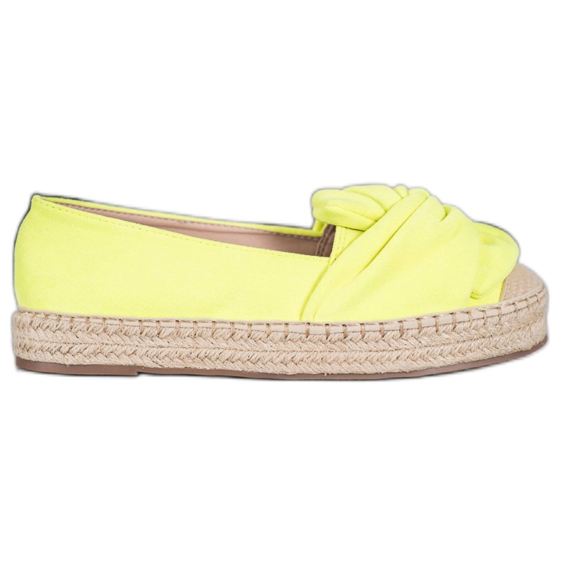 Seastar Espadrilles En Daim Sur La Plateforme jaune