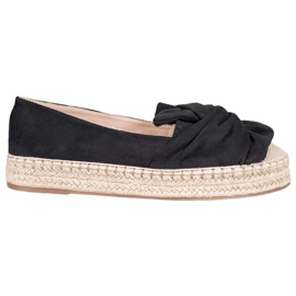 Seastar Espadrilles En Daim Sur La Plateforme noir