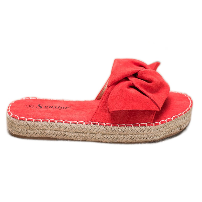 Seastar Espadrilles en daim rouge
