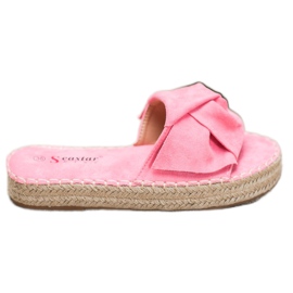 Seastar Espadrilles en daim rose