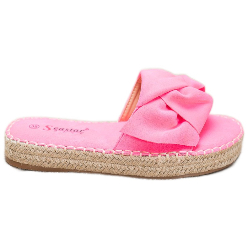 Seastar Espadrilles en daim rose