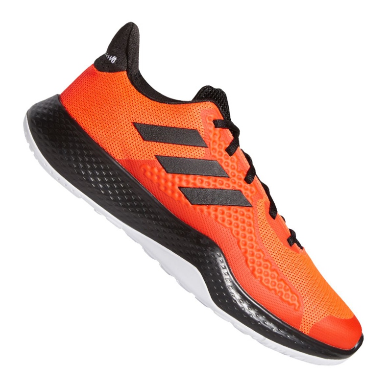 Chaussures Adidas FitBounce Trainer M EE4600 le noir orange Chaussures Adidas FitBounce Trainer M EE4600 le noir orange
