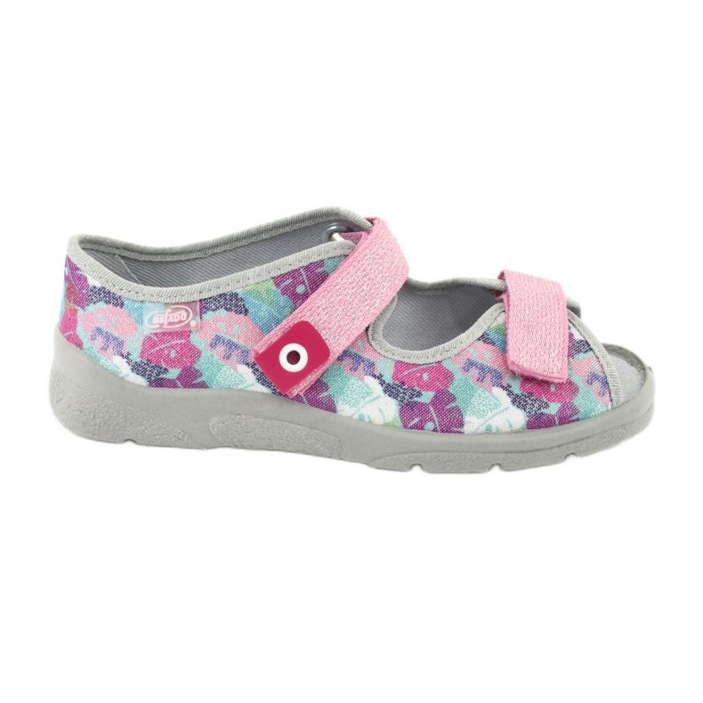 Chaussures enfant Befado 969X149 rose gris multicolore