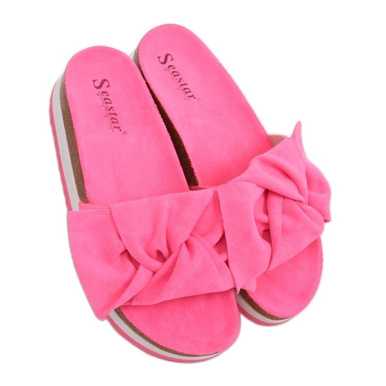 Chaussons rose femme SS116P Fushia Chaussons rose femme SS116P Fushia