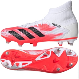 Chaussures de foot Adidas Predator 20.3 Sg M EG0911 rouge blanc