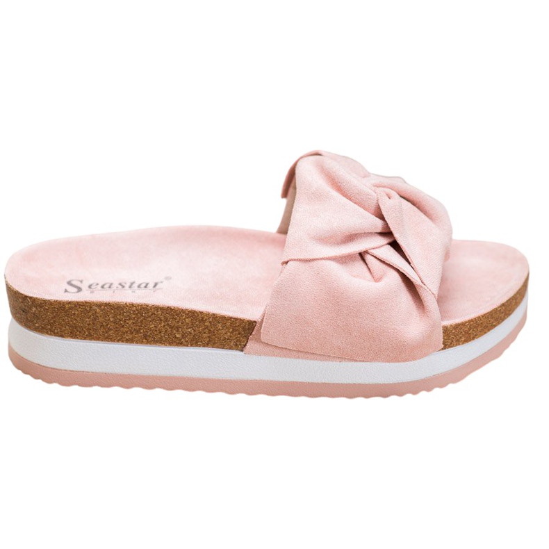 Seastar Pantoufles décontractées en daim rose