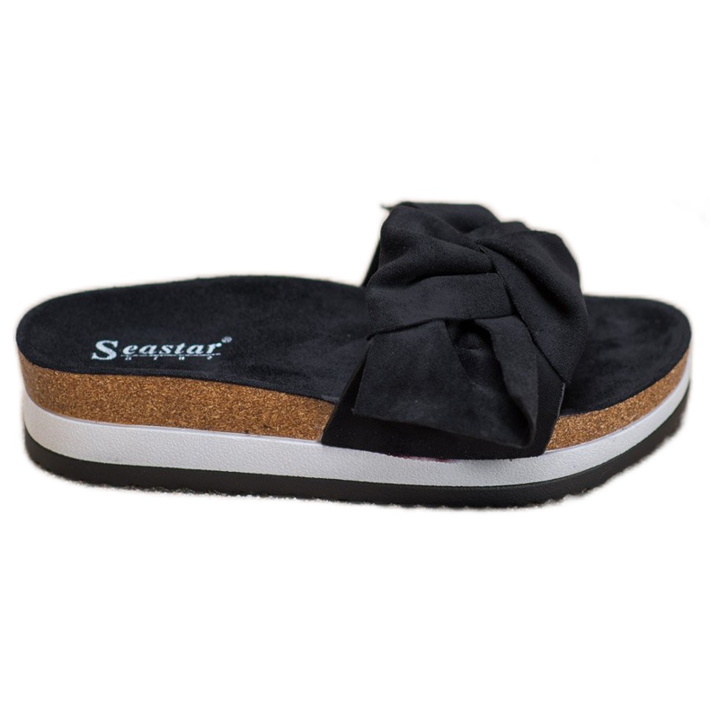 Seastar Pantoufles décontractées en daim le noir