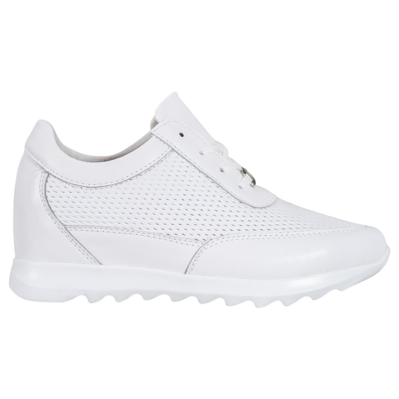 Baskets en cuir VINCEZA blanche