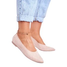 PS1 Ballerines Femme Eco-Suède Rose Bellissima PS1 Ballerines Femme Eco-Suède Rose Bellissima